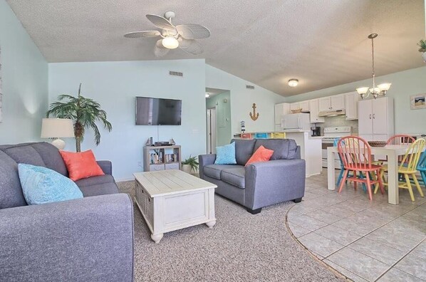 Smart TV, DVD player, video library