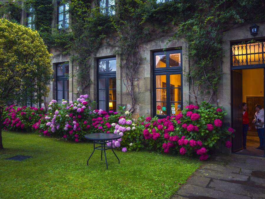 Front of property – evening/night