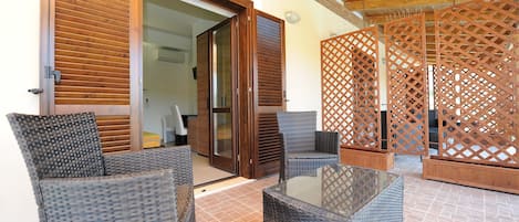 Habitación cuádruple | Terraza o patio