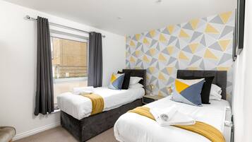 Lägenhet Standard | 2 sovrum, arbetsyta för laptop, strykjärn/strykbräda och gratis wi-fi