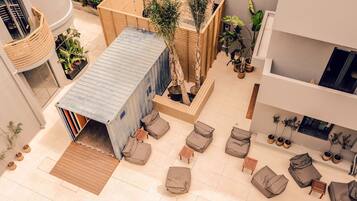 Overnatningsstedets facade