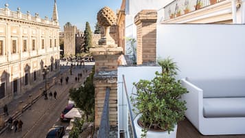 Uitzicht vanuit accommodatie