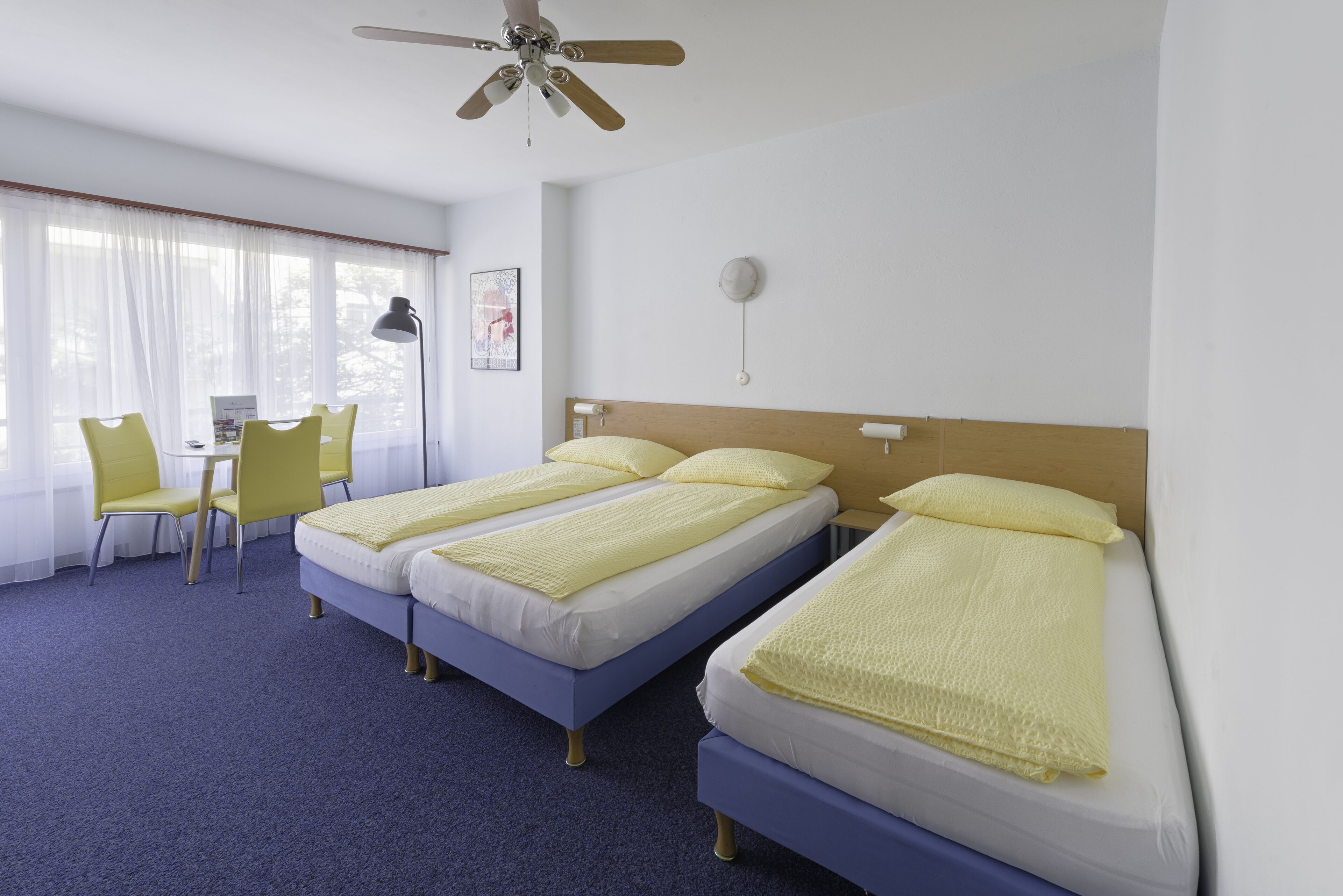 triple room, 3 single beds | down duvets, in-room safe, desk, free wifi