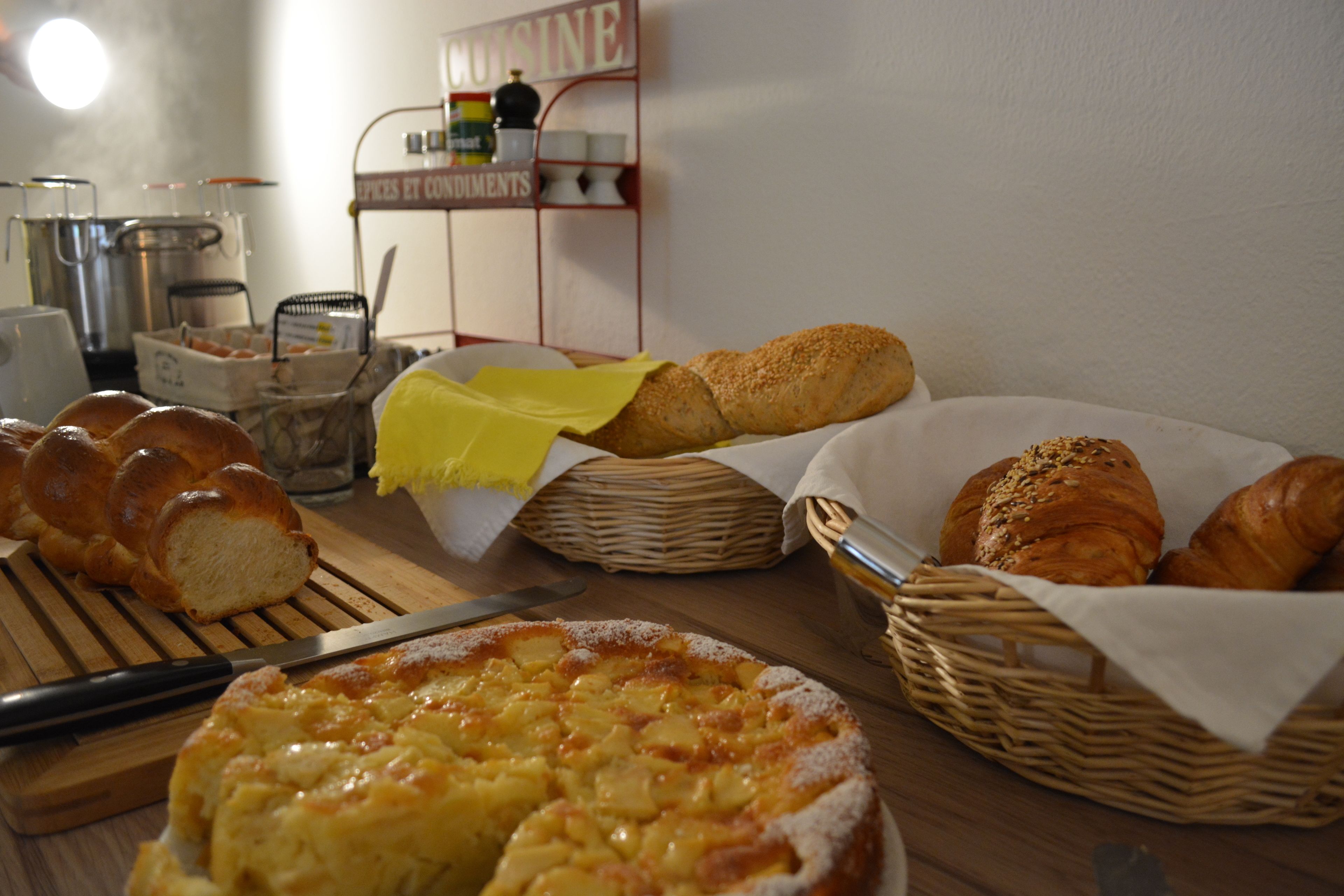 daily buffet breakfast (chf 10 per person)
