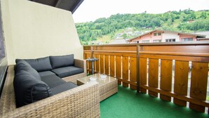 Penthouse, 1 Bedroom, Mountain View | Balcony - Penthouse Studio Alisa (Kaprun)