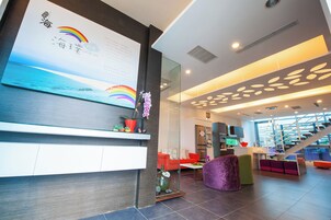 Sala de estar en el lobby