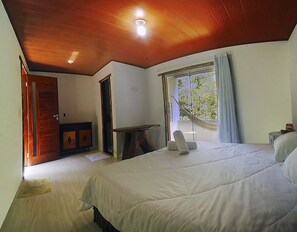 Luxury Double Room Single Use, 2 Bedrooms, Lanai, Lagoon View | 1 bedroom, minibar, blackout curtains, iron/ironing board