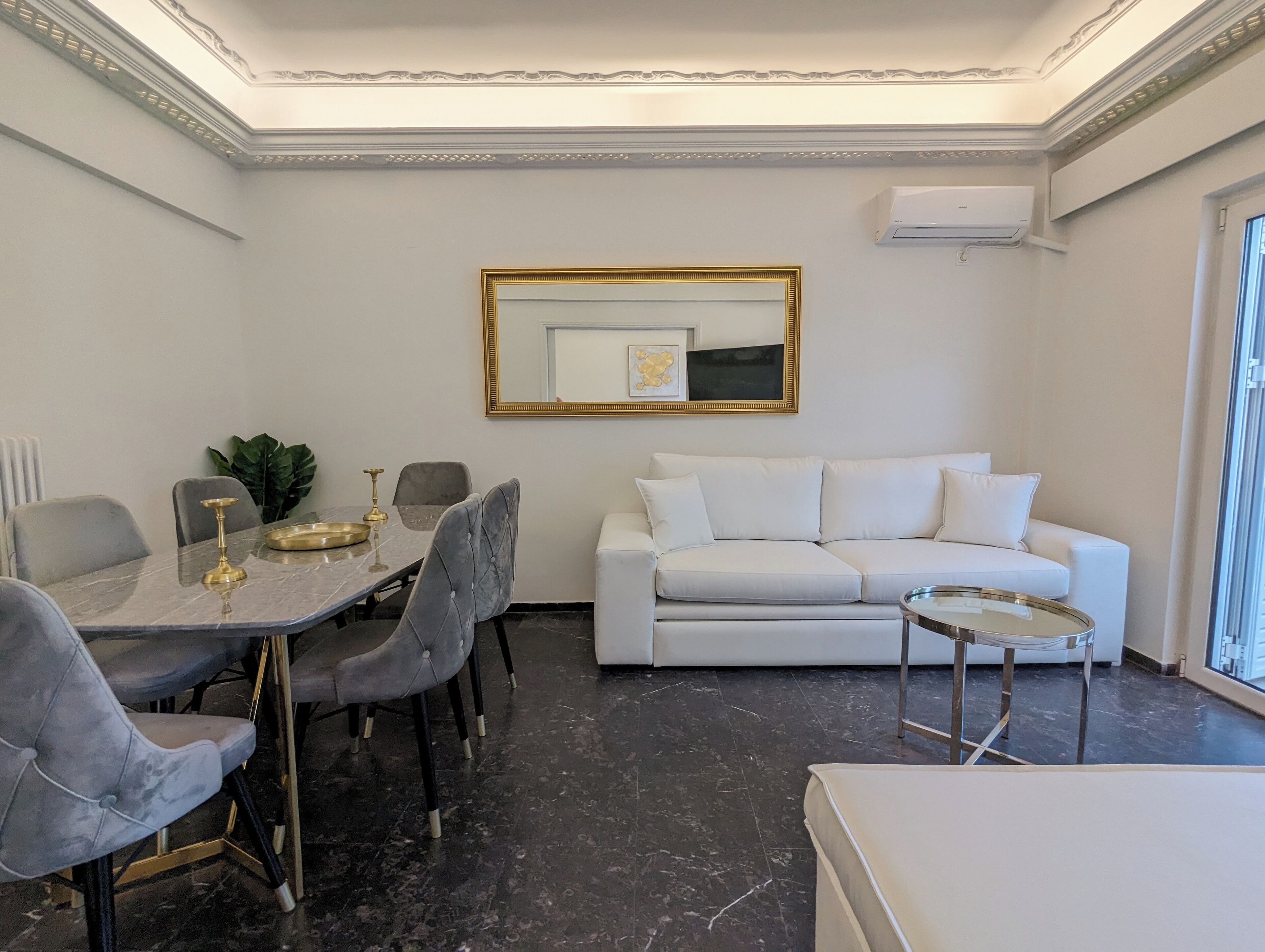Apartment, 3 Bedrooms | Living area | Smart TV
