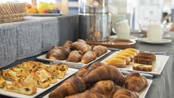 Daily buffet breakfast (EUR 12 per person)