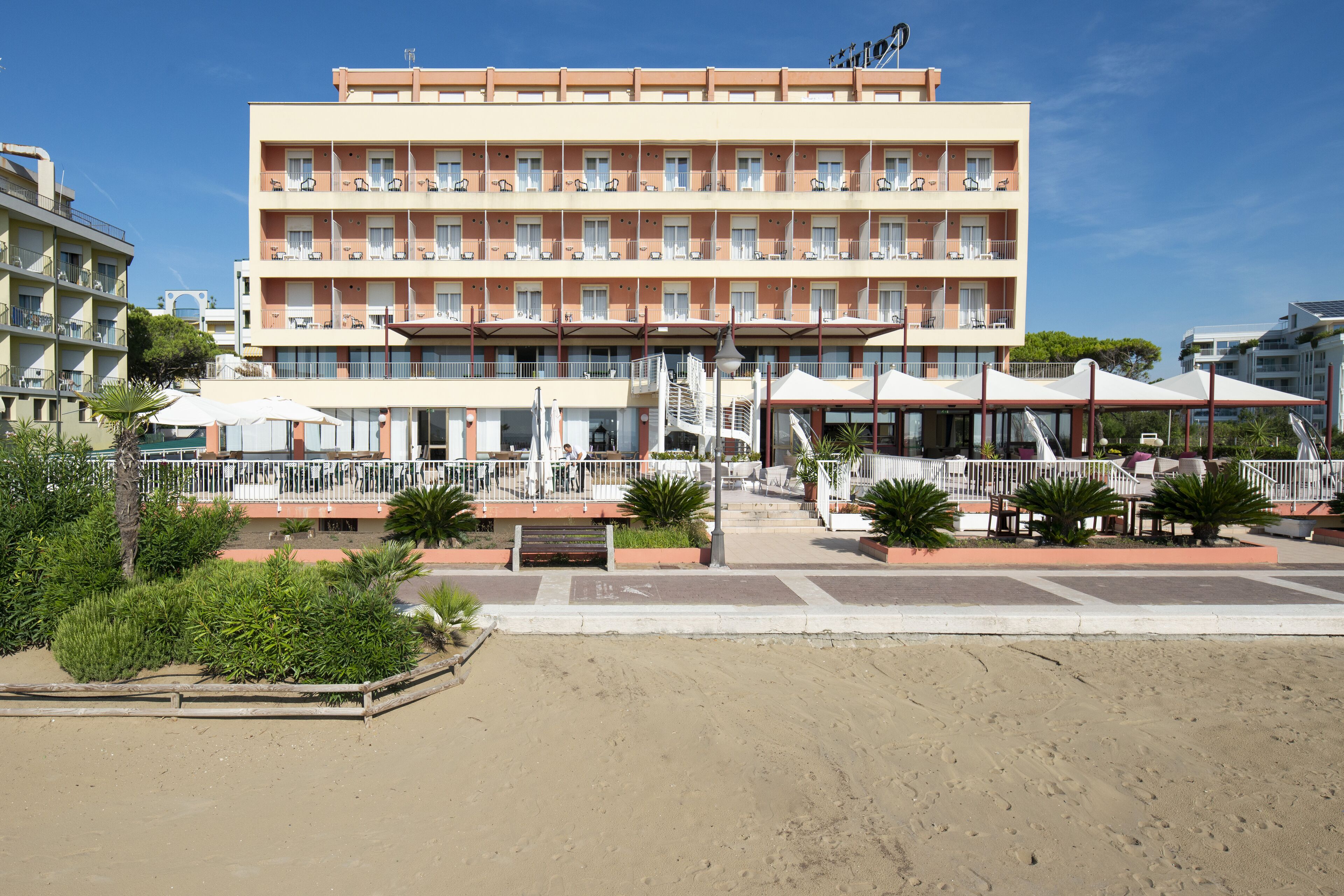 Façade de l’hébergement