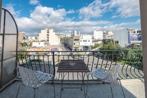 아파트, 침실 2개, 주방 (#3Β) | 발코니 전망