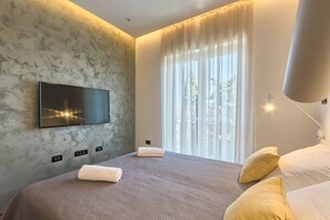 Comfort-Studiosuite, 1 Schlafzimmer | Schreibtisch, schallisolierte Zimmer, Bügeleisen/Bügelbrett