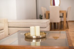 Apartment (Victoria Best Apartments near Metro 3) | Living area | TV - Victoria Best Apartments (Athens)