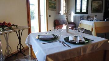 Daily buffet breakfast (EUR 8 per person)