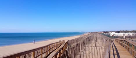 Aan het strand