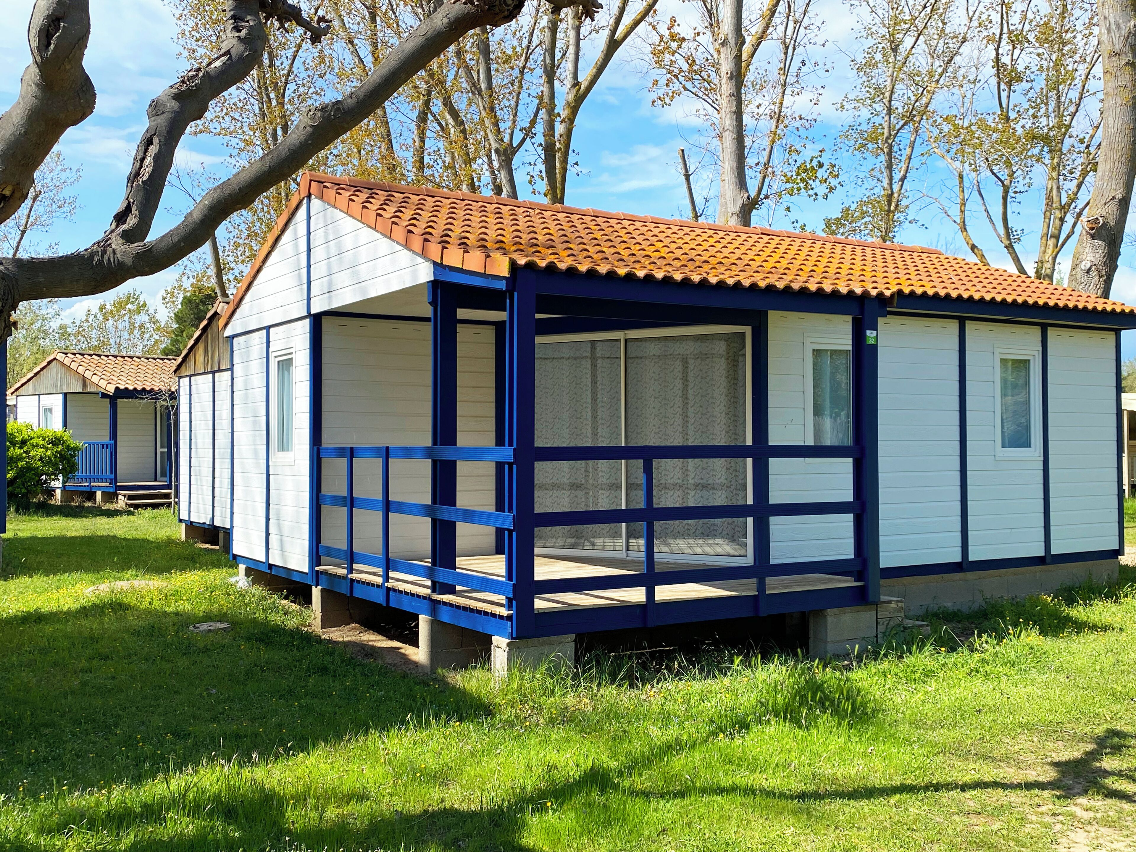 Chalet Keluarga, 2 kamar tidur | Teras/patio