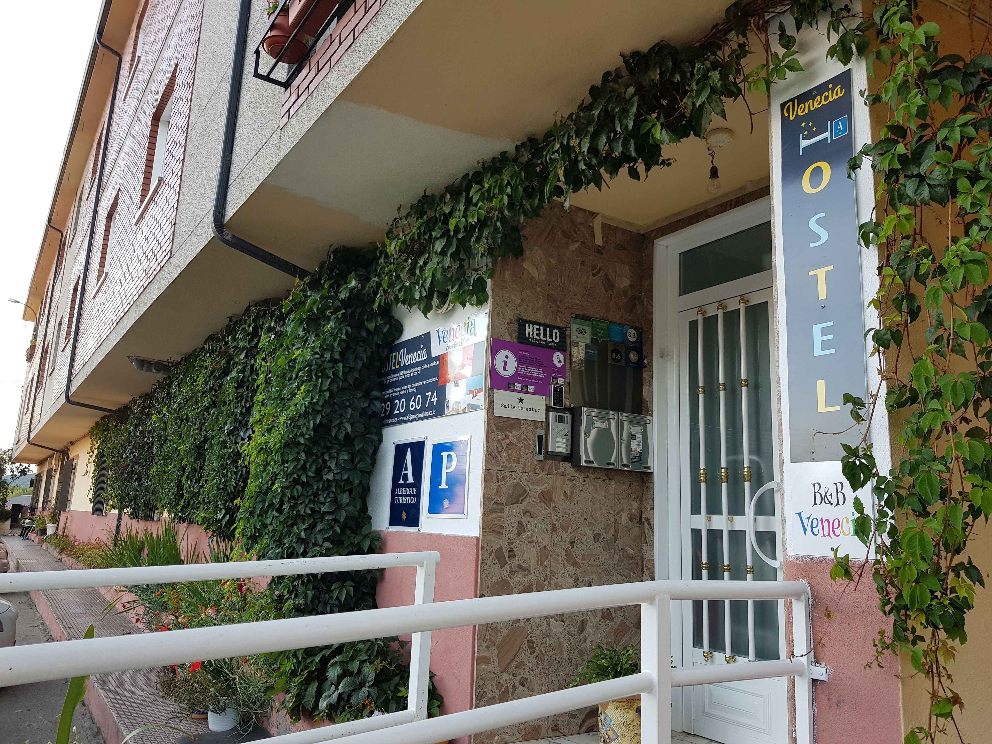 Voorkant van accommodatie