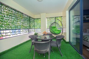 Familienapartment, 1 Schlafzimmer | Terrasse/Patio