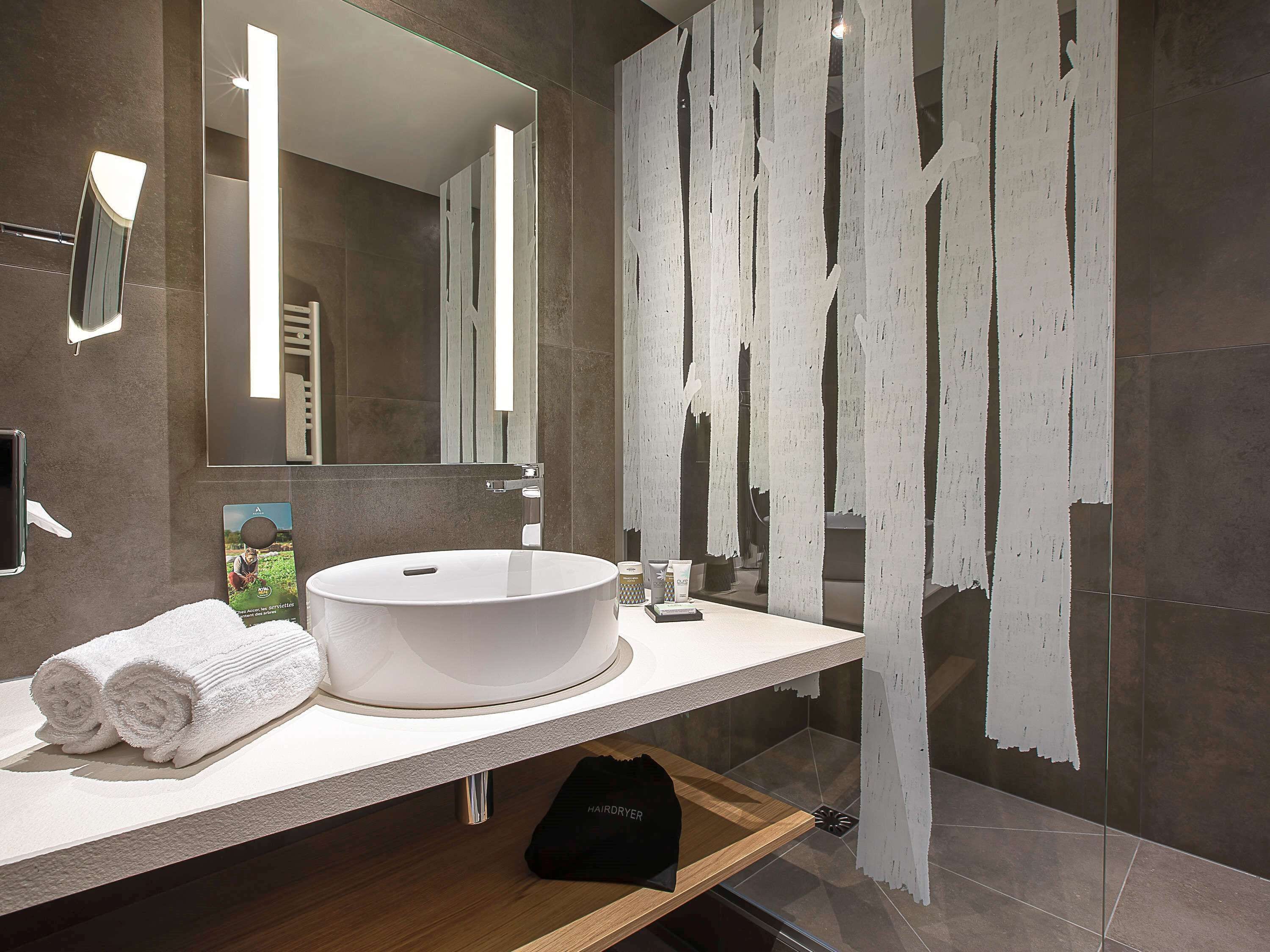 free toiletries, hair dryer, slippers, towels