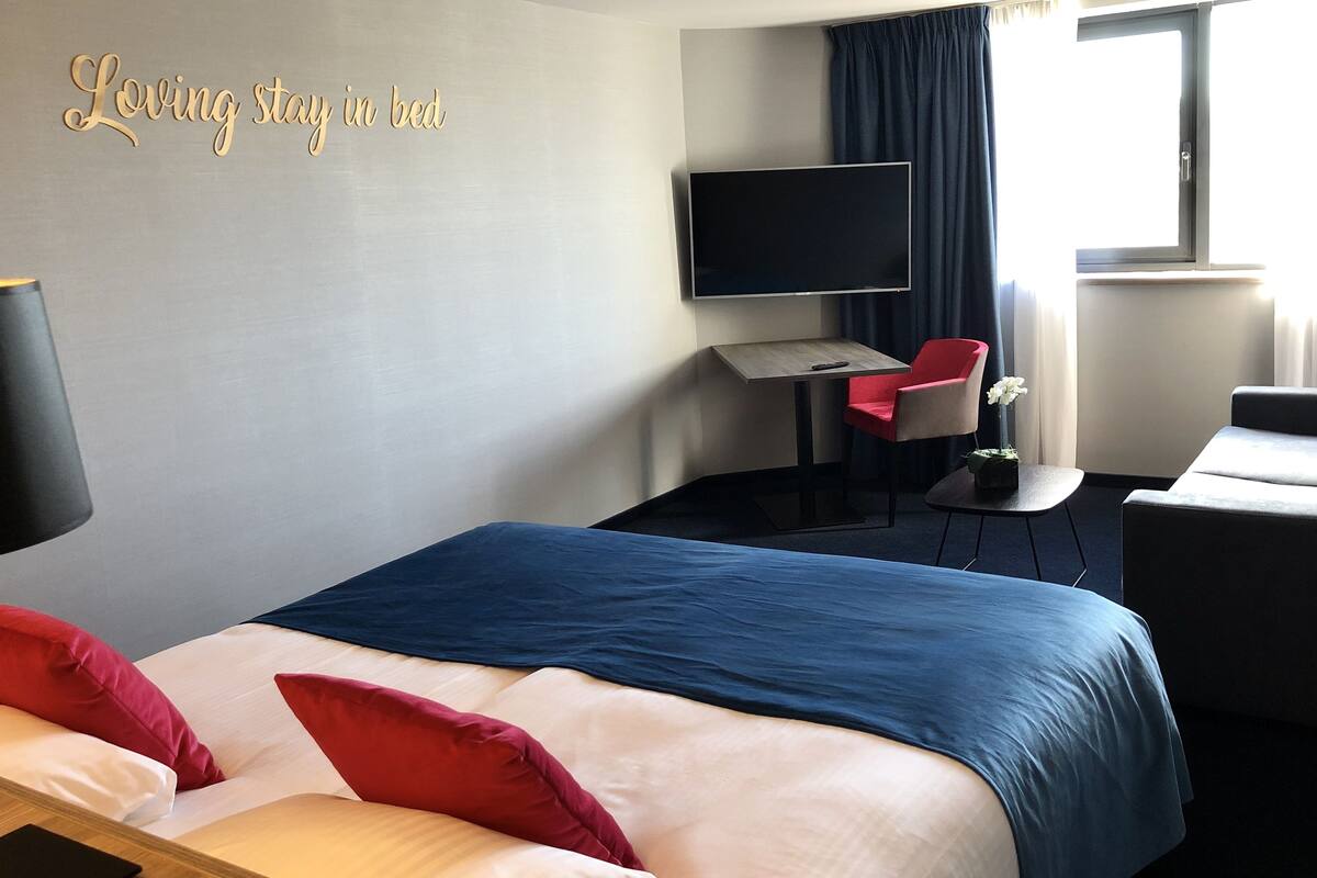 Minibar, rideaux occultants, chambres insonorisées, Wi-Fi gratuit