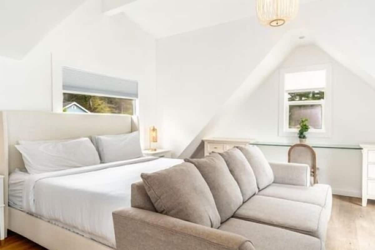 Suite Lune de Miel, 1 très grand lit, terrasse, vue océan