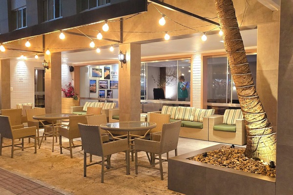 Front of property - evening/night