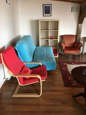 Loft, 2 Bedrooms | Living area | LED TV