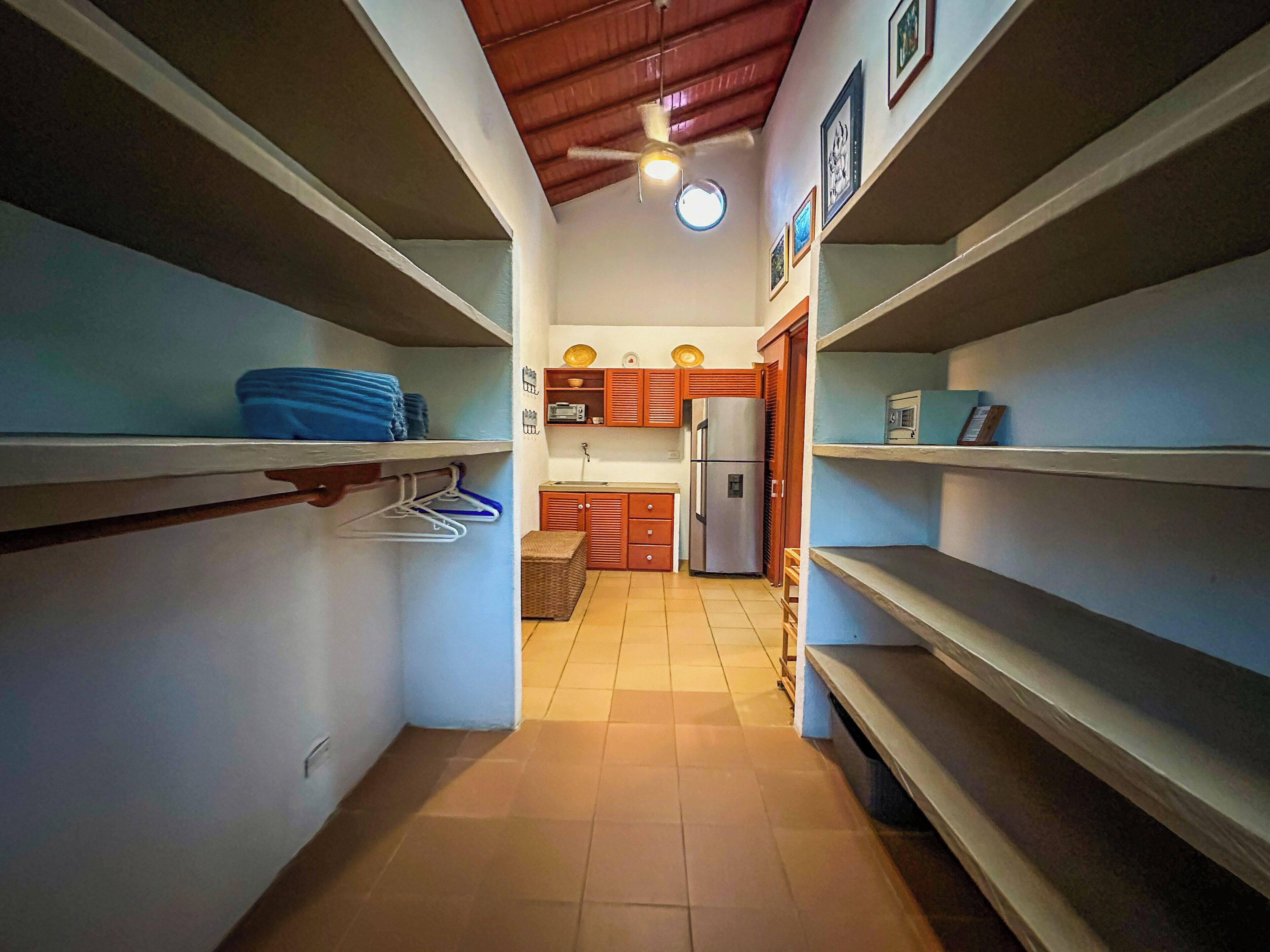 shower, towels, soap, shampoo