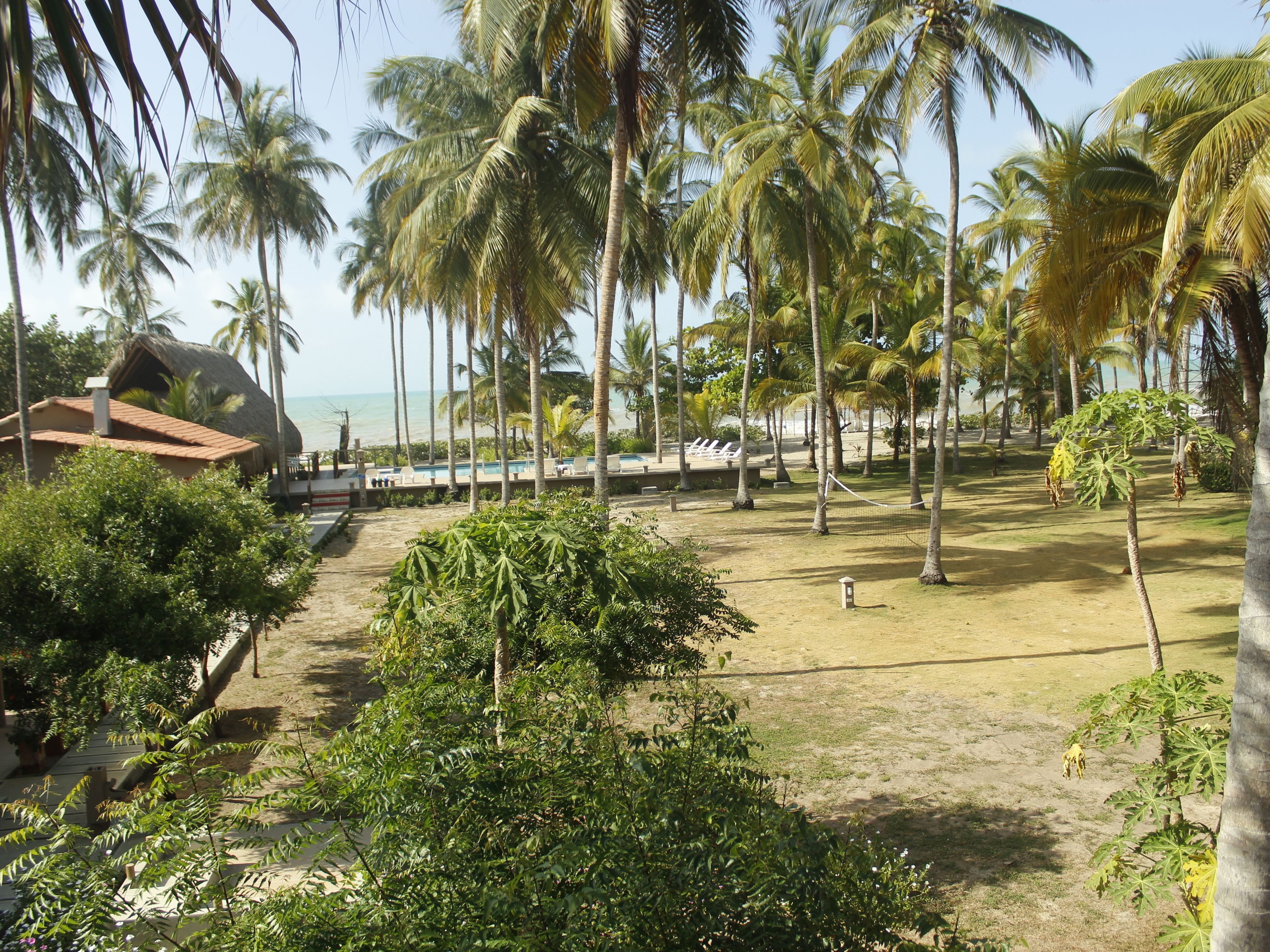 outdoor wedding area