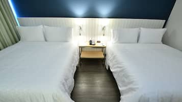 Standard Room, 2 Queen Beds | Minibar, in-room safe, desk, blackout drapes