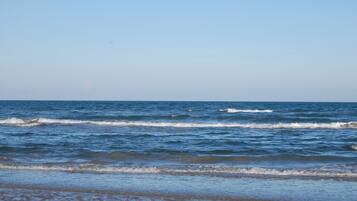 Plage à proximité, chaises longues