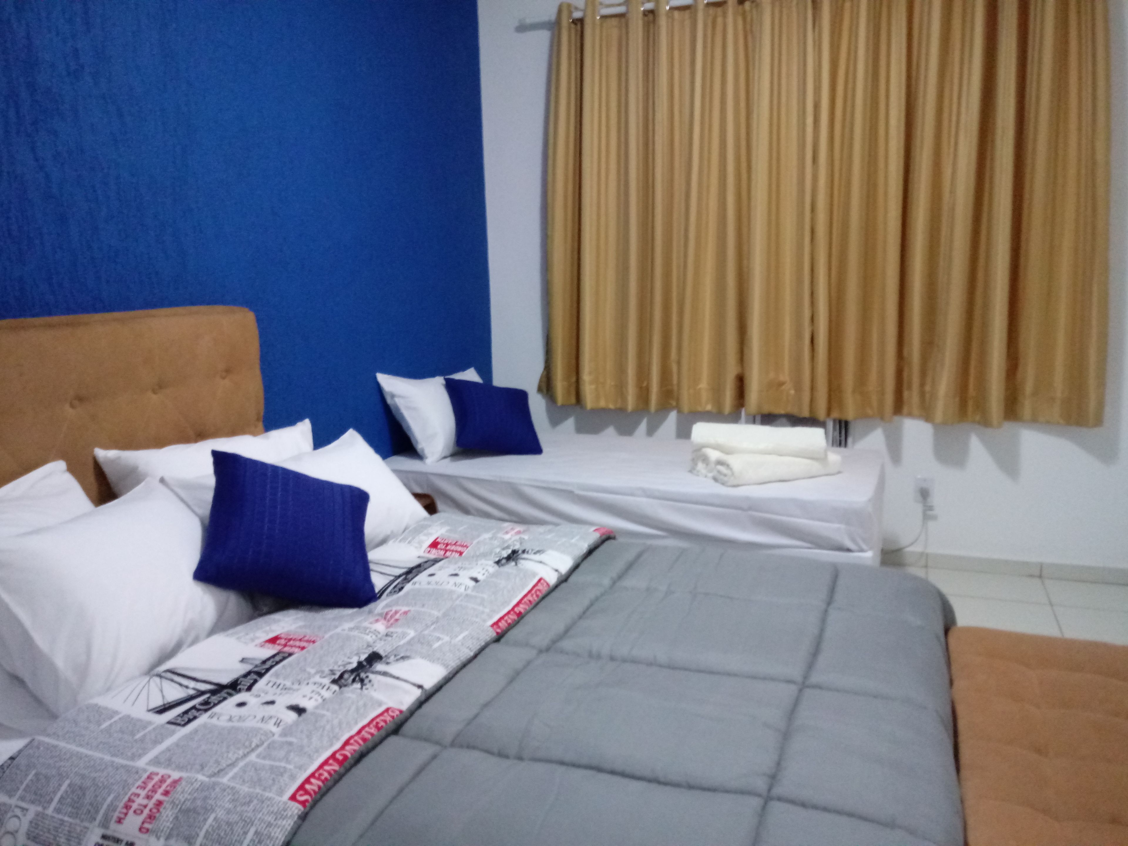 1 多间卧室、高档床上用品、遮光窗帘、免费 WiFi