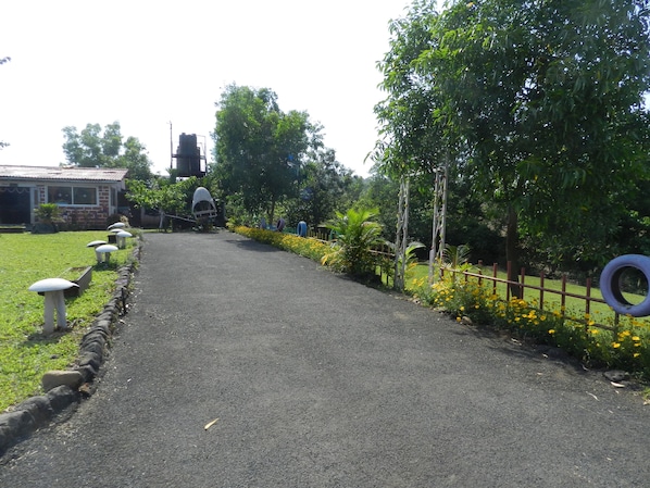 Entrée de l’hébergement