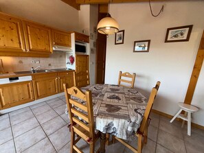 Dining - 3-room apartment with south balcony in Les Saisies (Les Saisies)
