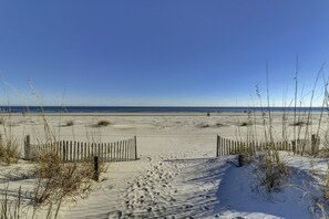 On the beach