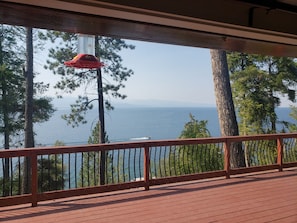 Property grounds - Peaceful home enveloped in a quiet, scenic landscape adjacent to a rocky beach. (Bigfork)