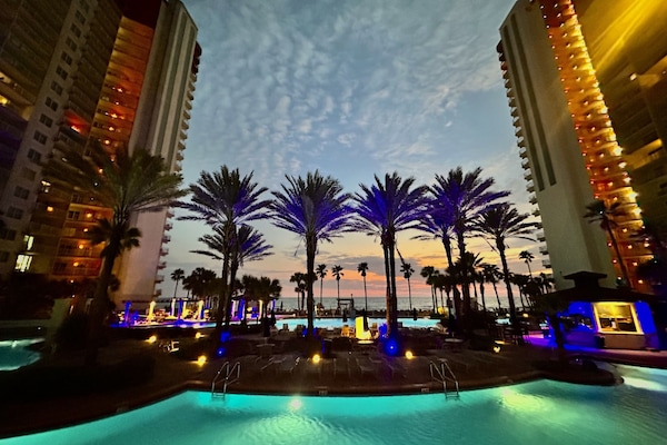 Indoor pool, a heated pool