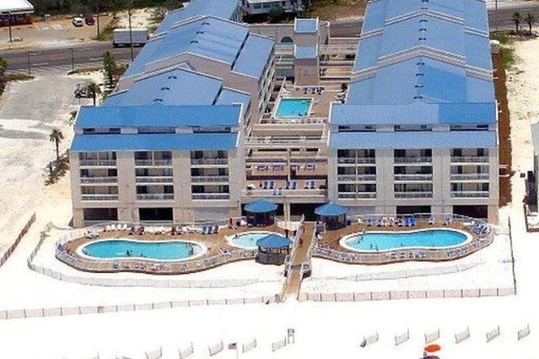 Our beautiful, beach front complex. 3 beach front pools and 1 courtyard pool.
