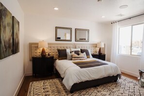 5 bedrooms, iron/ironing board, travel crib, WiFi