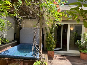 Apartamento luxo | Terraço/pátio