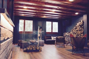 Sala de estar en el lobby