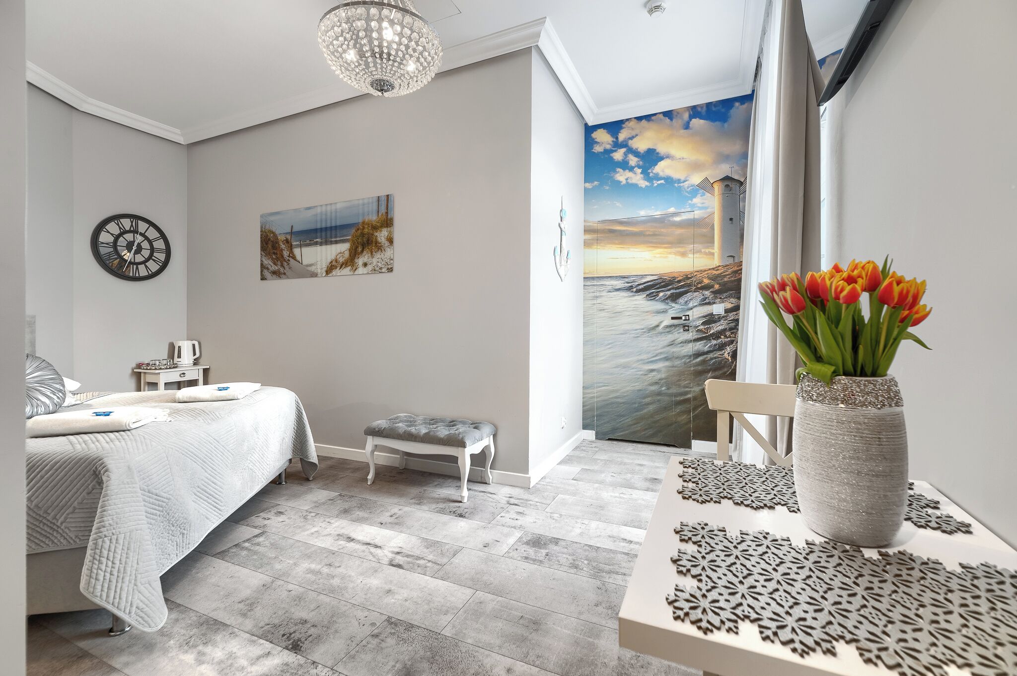 Chambre Double Classique, 1 grand lit, salle de bains privée | Fer et planche à repasser, Wi-Fi gratuit, draps fournis