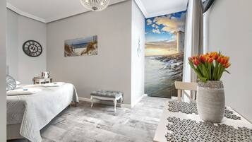 Chambre Double Classique, 1 grand lit, salle de bains privée