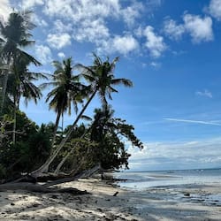 Private beach