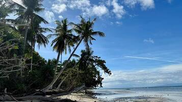 Private beach