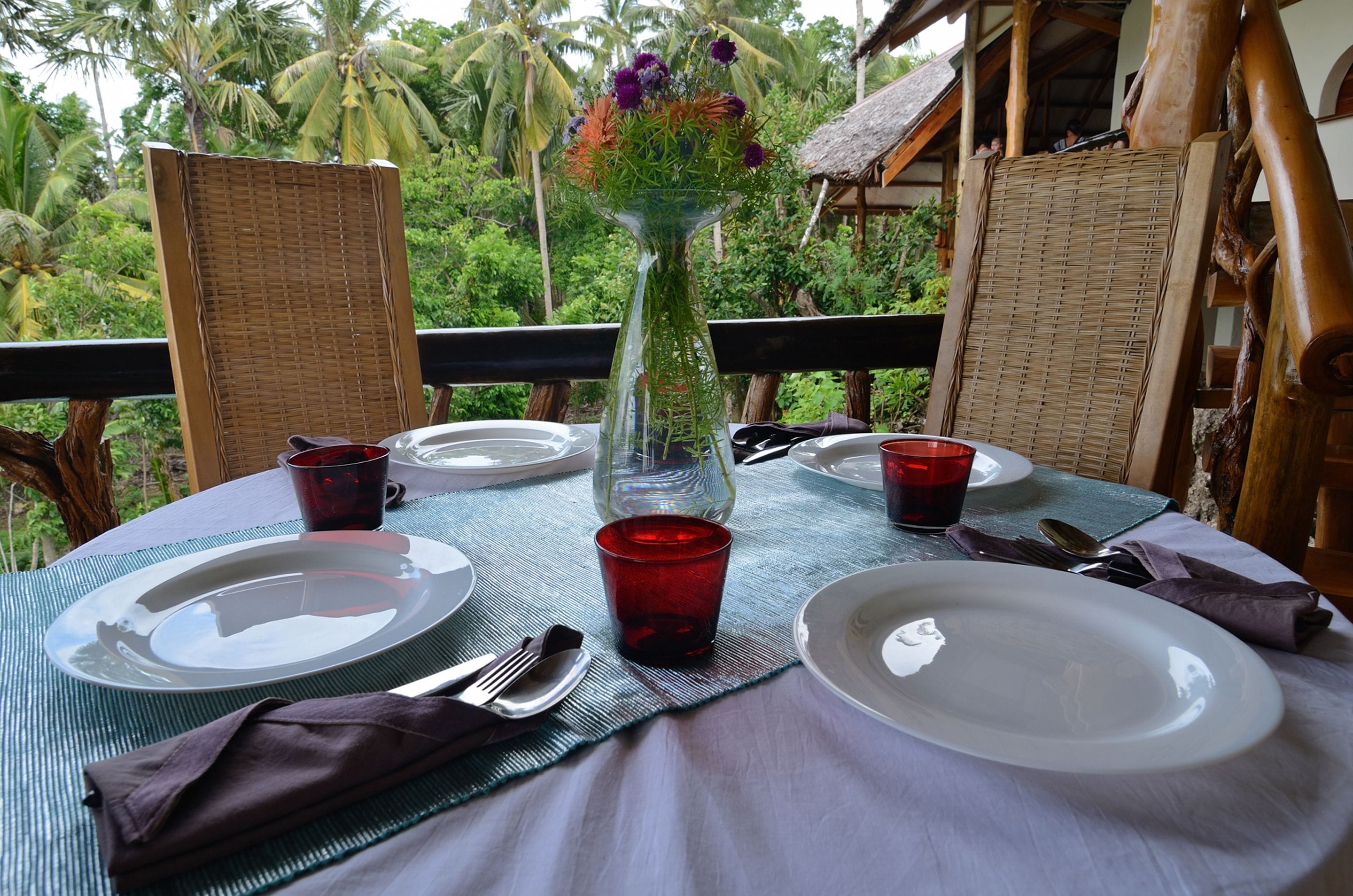 breakfast, lunch served; local and international cuisine, pool views