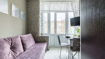 Apartment | Eigene Küche | Kühlschrank, Mikrowelle, Herdplatte, Wasserkocher