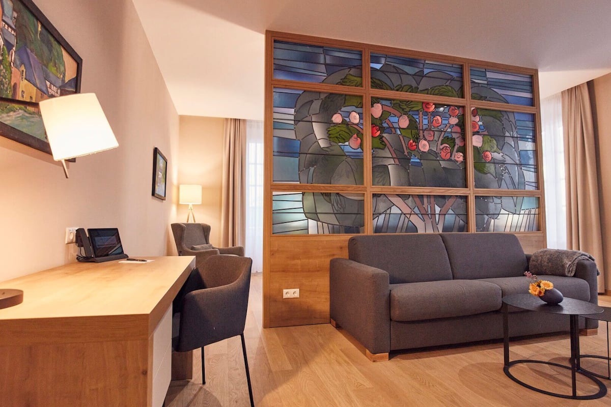 junior double room | 1 bedroom, free minibar, in-room safe, desk