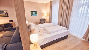 Free minibar, in-room safe, desk, soundproofing