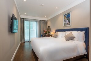 ファミリー アパートメント 2 ベッドルーム ビーチビュー | 2 室のベッドルーム、高級寝具、ピロートップベッド、セーフティボックス (室内)